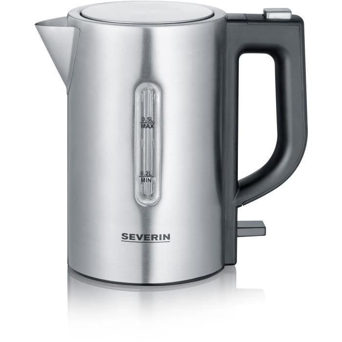SEVERIN WK3647 Kit Hervidor de Viaje - 0.5 L - 1100 W - Acero Inoxidable y Negro SEVERIN WK3647 Kit Hervidor de Viaje - 0.5 L - 1100 W - Acero Inoxidable y Negro