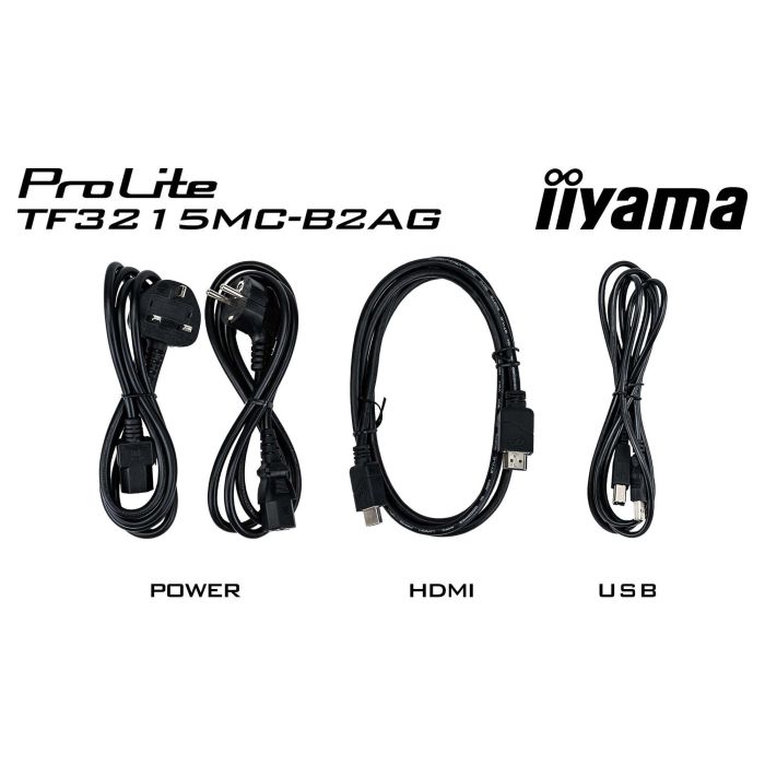 IIYAMA TF3215MC-B2AG 80 cm (31.5") 1920 x 1080 Pixeles Full HD LED 16:9 Pantalla Táctil