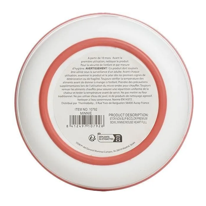 Thermobaby Caja de Comida Infantil Minnie Set 3 Piezas Taza, Cuenco y Plato Non-Sl 5