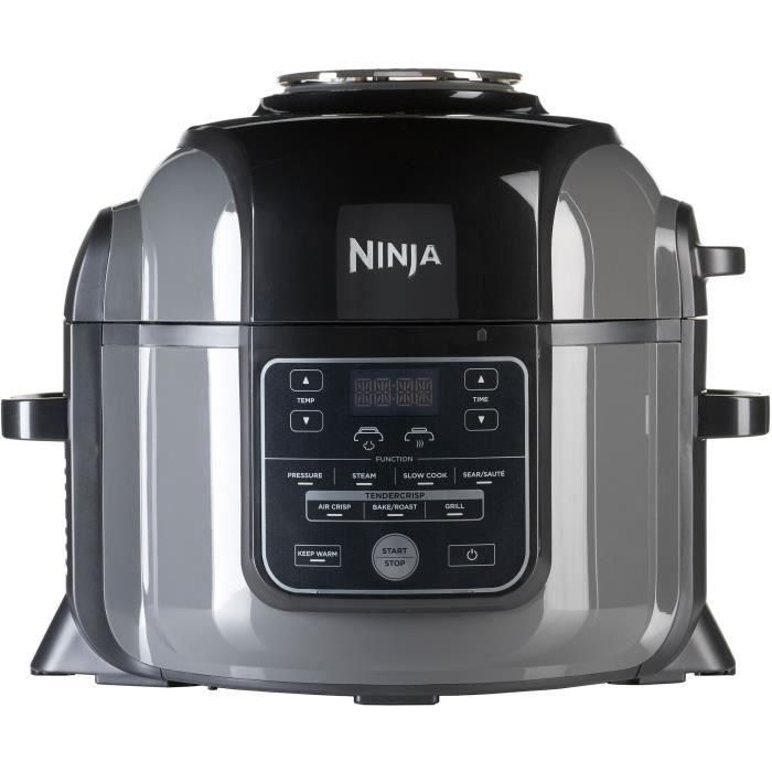 Ninja OP300EU Foodi 7-en-1 Multicocción, Freidora de Aire y Olla a Presión 6L - 1460W Negro
