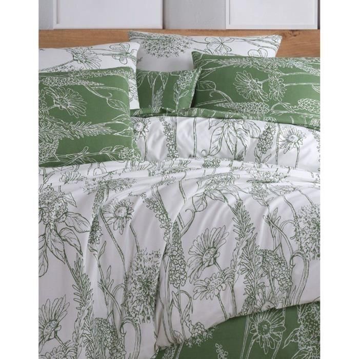 Aucune ASI8684282608578 Juego de cama - Funda nórdica 220x240 cm y 2 fundas almohada 60x60 cm - 100% algodón reforzado - Blanco 3 Aucune ASI8684282608578 Juego de cama - Funda nórdica 220x240 cm y 2 fundas almohada 60x60 cm - 100% algodón reforzado - Blanco 3