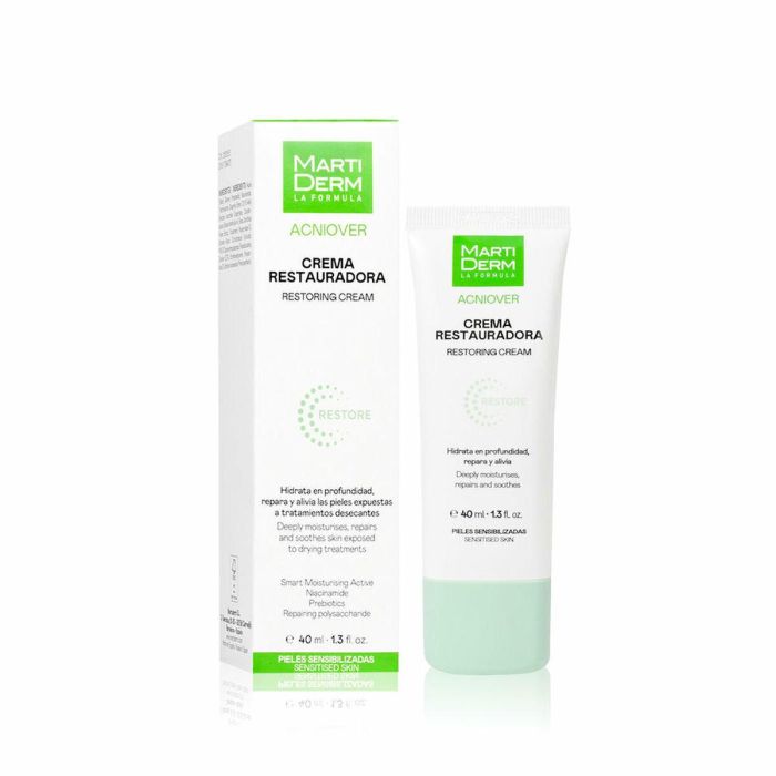 Martiderm ACNIOVER Crema Restauradora 40 ml - Hidratación Profunda para Pieles Sensibles