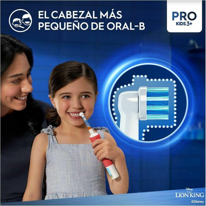 Cepillo de Dientes Eléctrico Oral-B Rey Leon Rojo Multicolor 5 Cepillo de Dientes Eléctrico Oral-B Rey Leon Rojo Multicolor 5