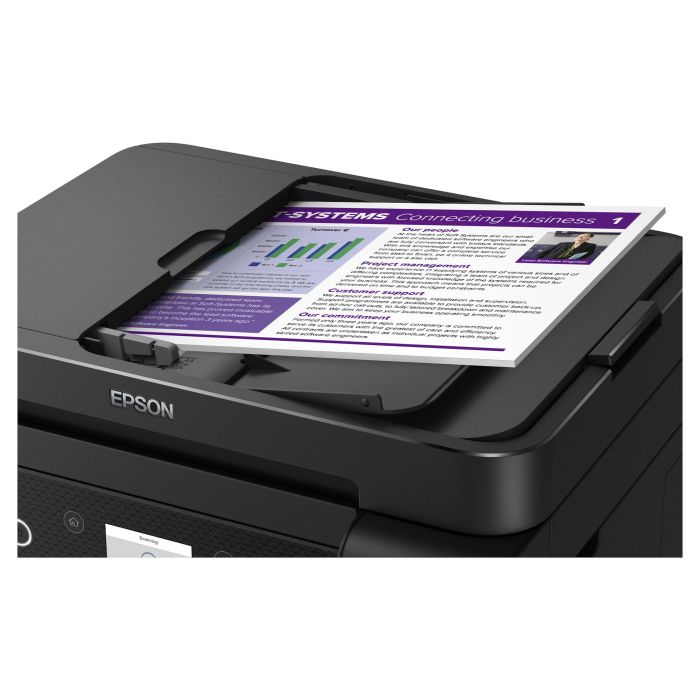 Epson ET-3850 Impresora Multifunción EcoTank 3 en 1, A4, Wi-Fi, ADF, Duplex, Inyección de Tinta, Color, 4800 x 1200 DPI 2