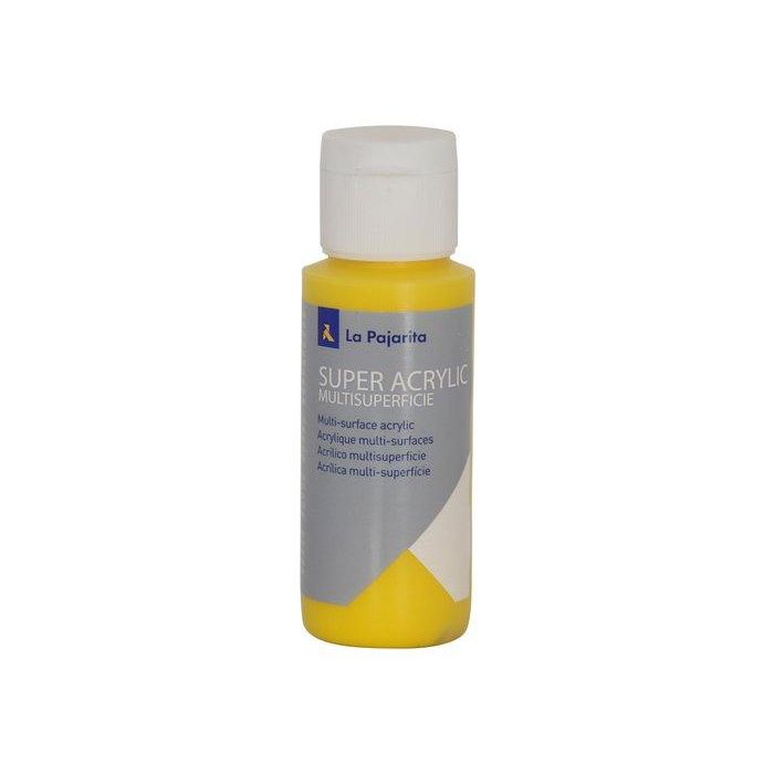 Pintura Acrilica La Pajarita 60 Ml (Bote) Amarillo Oro A-04 6 unidades