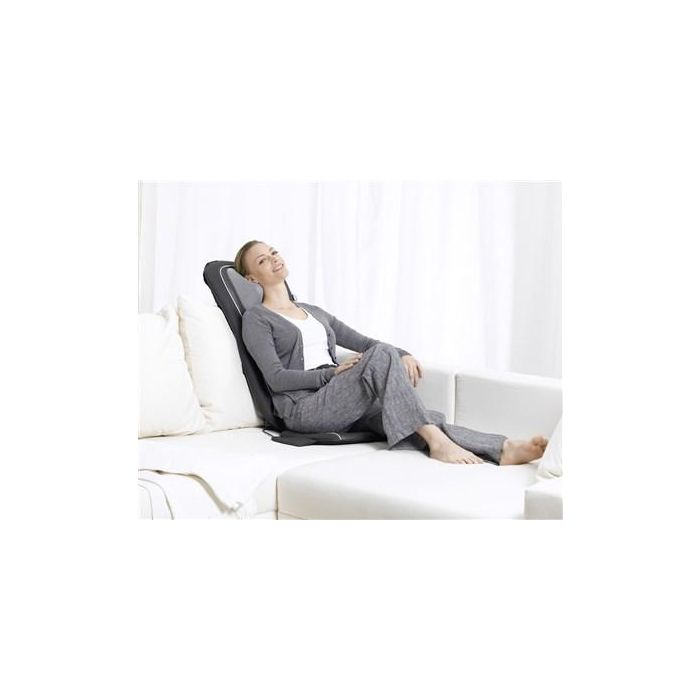 Beurer MG-260 Funda de Asiento de Masaje Shiatsu con Función Luz y Calor, Color Negro 7