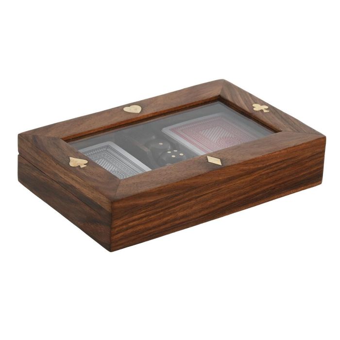 Juego Colonial DKD Home Decor Marron 11.5 x 3.7 x 17.7 cm Set de 2