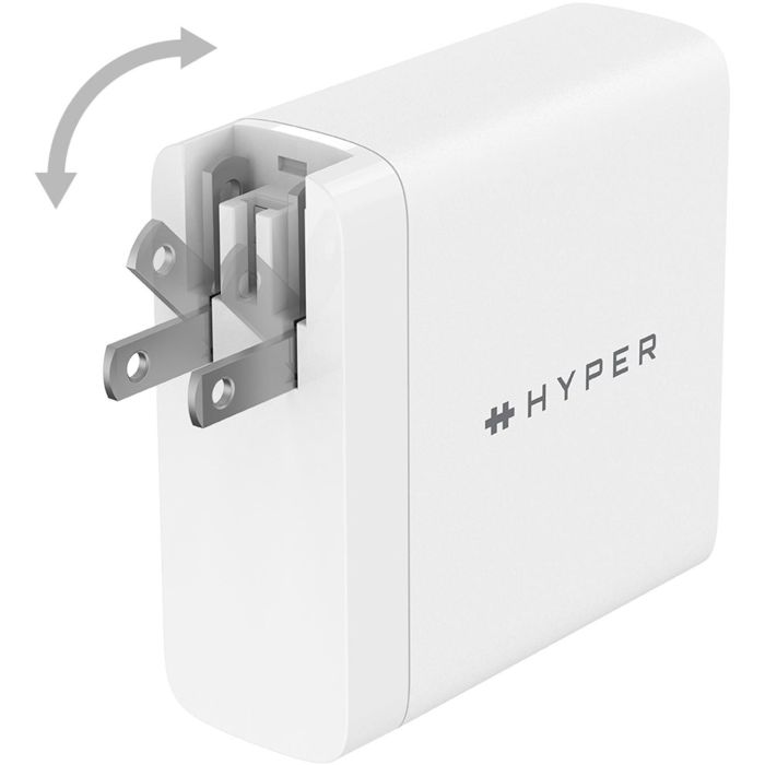 HYPER HJG140WW Cargador de Dispositivo Móvil Universal Blanco, Carga Rápida, 2 Puertos USB Tipo C, Interior, 2m 2