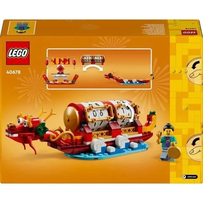 Lego 40678 Calendario Navideño: Idea de Juguete y Regalo del Año Nuevo Lunar 2 en 1 4
