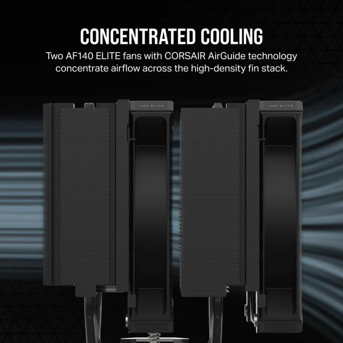 Corsair CT-9010011-WW Enfriador de torre de alto rendimiento para procesador A115 11 Corsair CT-9010011-WW Enfriador de torre de alto rendimiento para procesador A115 11