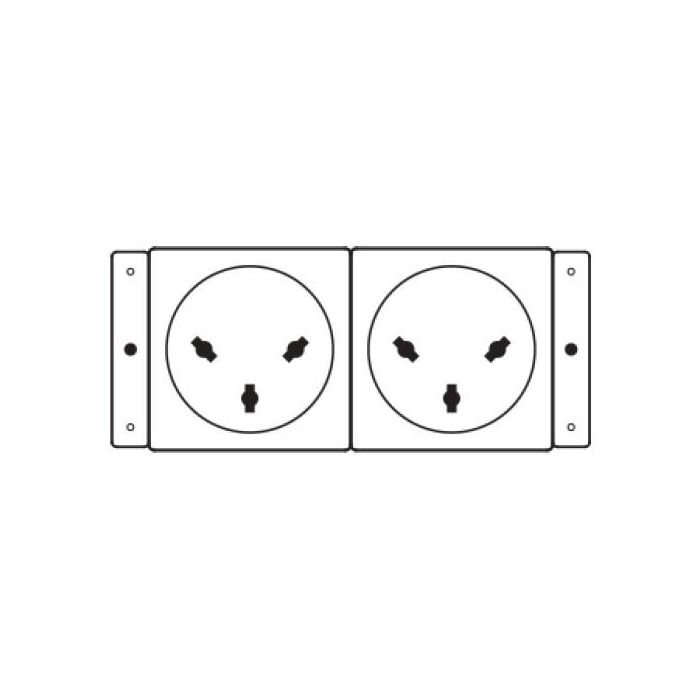 Kramer Electronics TS-2IL toma de corriente Kramer Electronics TS-2IL toma de corriente