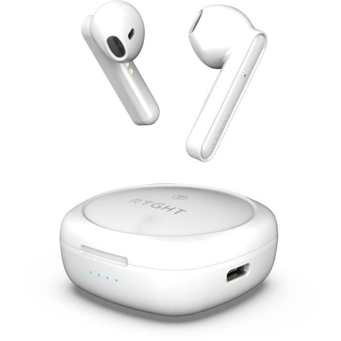 Auriculares inalámbricos Bluetooth - RYGHT - ALFA - Blanco 1