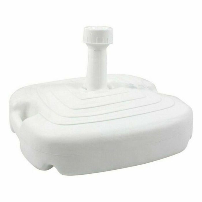 Base para Sombrillas Cuadrada Blanca 45x45x27 cm - Continental (5 Unidades) Base para Sombrillas Cuadrada Blanca 45x45x27 cm - Continental (5 Unidades)