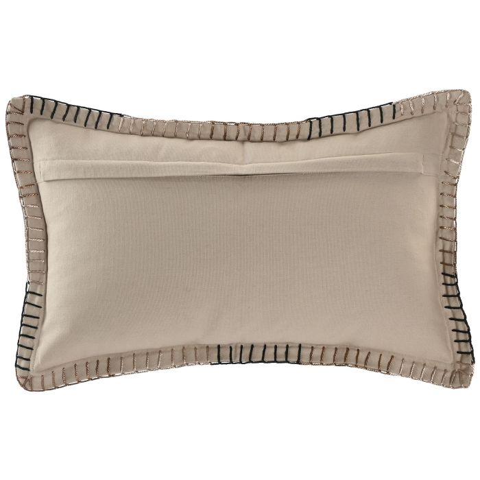 Cojin Tradicional DKD Home Decor Natural 30 x 50 cm (2 Unidades) 2
