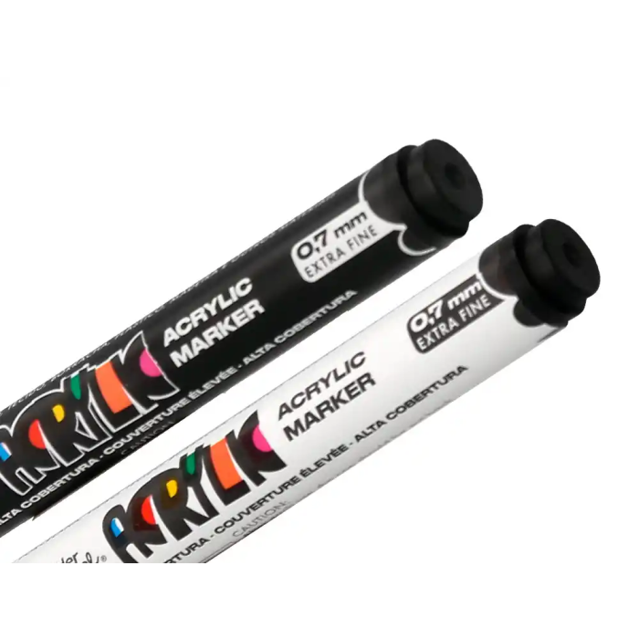 Liderpapel Rotuladores Acrylic Base Agua Todo Tipo de Superficie Punta Fina 0,7 mm Caja de 4 Perfiladores Blanco y Negro 9 Liderpapel Rotuladores Acrylic Base Agua Todo Tipo de Superficie Punta Fina 0,7 mm Caja de 4 Perfiladores Blanco y Negro 9