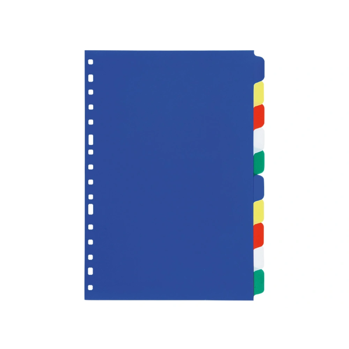 Liderpapel Separador 10 separadores folio 16 taladros plastico 2