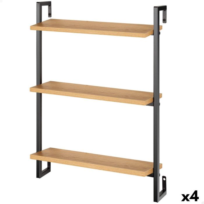 Perchero Max Home Hierro Madera MDF (4 Unidades)