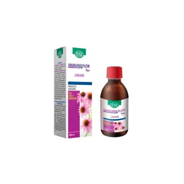 TREPATDIET-ESI Immunilflor Tos con Própolis y Miel para Tos Seca o Productiva, Extractos Vegetales con Polisacáridos 200 ml
