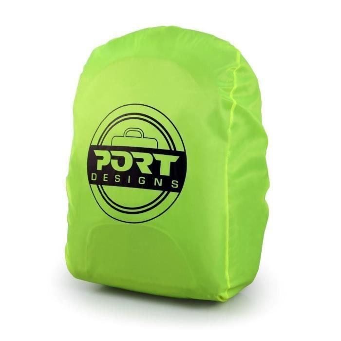 Port Designs Mochila Portátil Courchevel 15,6" y Tablet 10,1" Reforzada con Funda Lluvia Negra 5