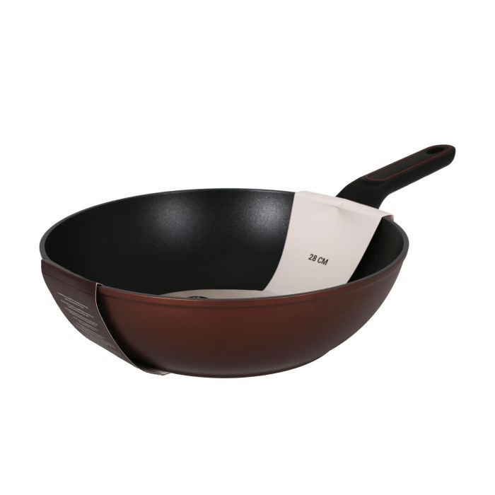 Wok de aluminio forjado 28 cm Full Sahara - Quttin (6 Unidades) 4 Wok de aluminio forjado 28 cm Full Sahara - Quttin (6 Unidades) 4