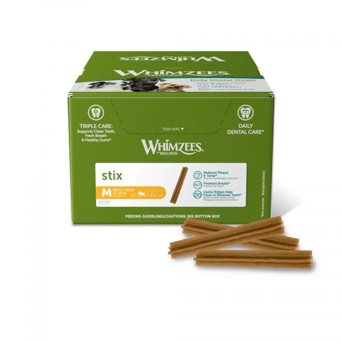 Whimzees Caja Stix M 100 Unidades