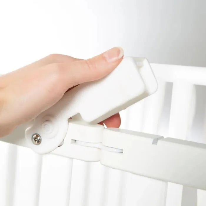 Roba Parque Infantil Plegable Little Stars ROB4005317339061 75 x 100 cm Altura Regulable 4 Ruedas con Freno Madera Lacada Diseño Estrellas 3