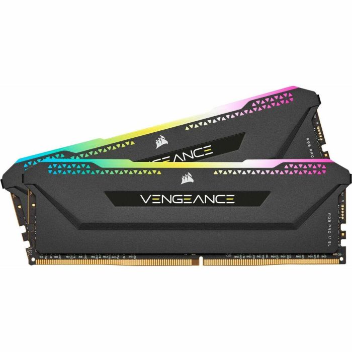 Memoria para PC CORSAIR DDR4 - VENGEANCE RGB PRO SL - 16GB (2x8GB) - 3200Mhz - CAS 16 - Negro (CMH16GX4M2E3200C16)