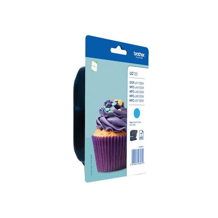 BROTHER Cartucho tinta azul MFC-J4410DW/MFC-J4510DW, 600 pag