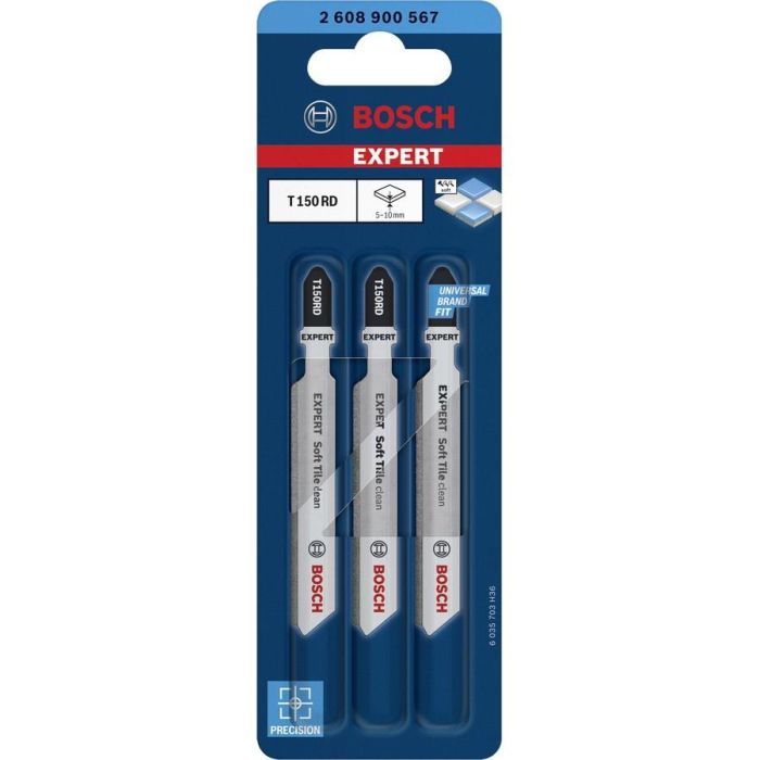 Bosch EXPERT Stichsägeblätter T150RD 3Stk Soft Tile clean 1 Bosch EXPERT Stichsägeblätter T150RD 3Stk Soft Tile clean 1