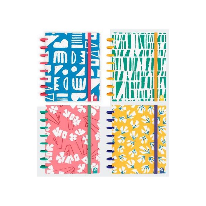 Bloc Carchivo Ingeniox Limited Edition 2 Tapa Pp A4 100H 100G Cuadric.5X5 Surtido (Set de 10)