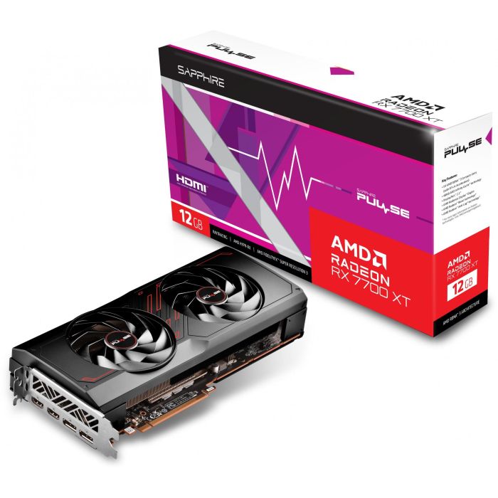 Sapphire PULSE Radeon RX 7700 XT 12GB GDDR6 – Tarjeta Gráfica para Gaming 2 Sapphire PULSE Radeon RX 7700 XT 12GB GDDR6 – Tarjeta Gráfica para Gaming 2