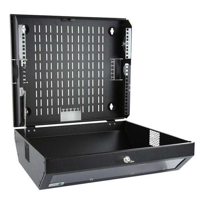 Lanview by Logon 19'' Rack Cabinet 3U (Rotatable) + 5U (Horizontal) W: 537 x D: 475mm Wallmount Pro Slim 2 Lanview by Logon 19'' Rack Cabinet 3U (Rotatable) + 5U (Horizontal) W: 537 x D: 475mm Wallmount Pro Slim 2