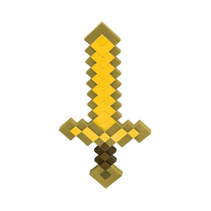 Disfraz acc minecraft espada oro