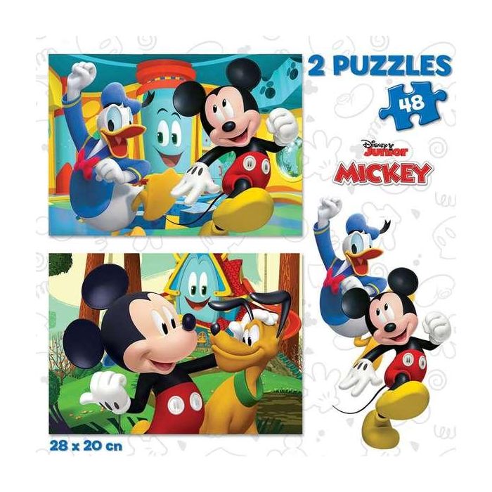 Educa Puzzle 2x48 Mickey Mouse Fun House 2