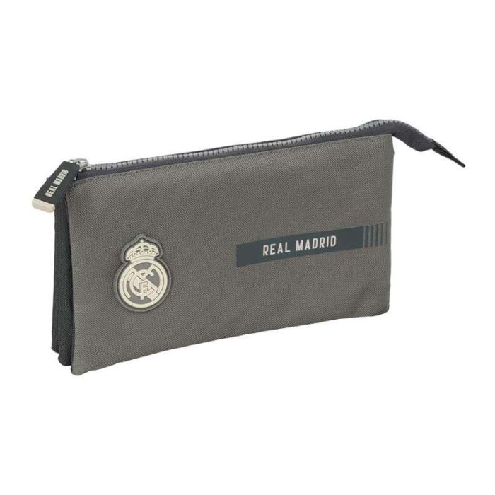 Portatodo Real Madrid C.F. Gris 22 x 12 x 3 cm