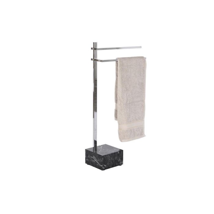 Toallero Moderno DKD Home Decor Plateado Negro 21 x 80 x 45 cm 3 Toallero Moderno DKD Home Decor Plateado Negro 21 x 80 x 45 cm 3
