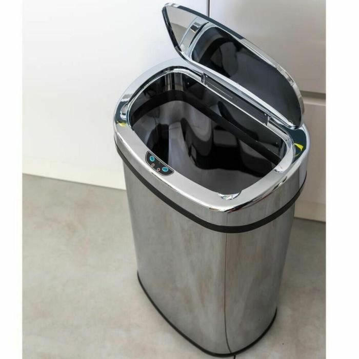 Kitchen Move Majestic Cubo de Basura Automático para Cocina 68L - Sensor Infrarrojos, Acero Inoxidable Negro 2 Kitchen Move Majestic Cubo de Basura Automático para Cocina 68L - Sensor Infrarrojos, Acero Inoxidable Negro 2