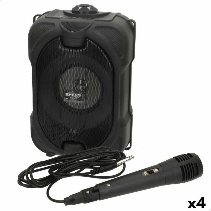 Altavoz con Micrófono Karaoke Bontempi 4 Unidades Altavoz con Micrófono Karaoke Bontempi 4 Unidades