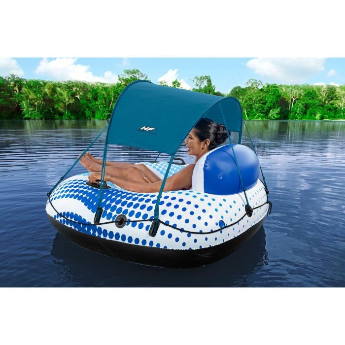 Bestway Rueda Hinchable con Asas Rapid Rider con Parasol D137 cm Playa y Piscina 43725 16