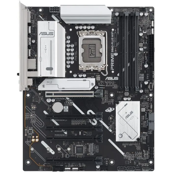 ASUS PRIME B860-PLUS WiFi Placa Base Intel B860 LGA 1851 para Intel Core Ultra, DDR5, ATX, Wi-Fi 6E 1