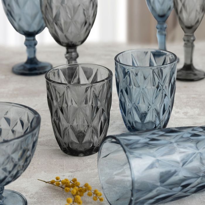 Copa de Helados y Batidos Quid Maia Azul Vidrio 300 ml (6 Unidades) 3