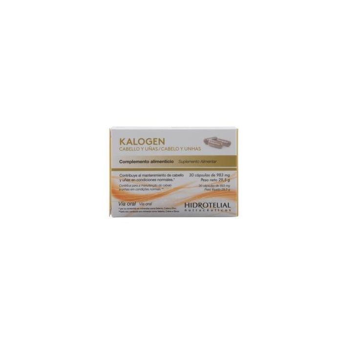 Kalogen Caps Fortalecedor Cabello y Uñas 30 Cápsulas