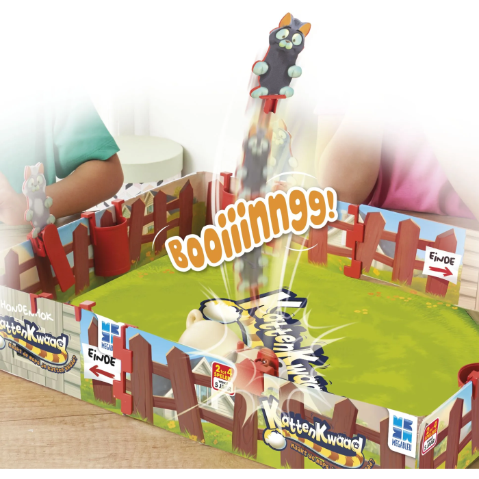 Megableu MEG3760046781550 Juego de mesa Chat'Panic, Mueve a tu gato hacia adelante, evita al perro Moloss 3 Megableu MEG3760046781550 Juego de mesa Chat'Panic, Mueve a tu gato hacia adelante, evita al perro Moloss 3