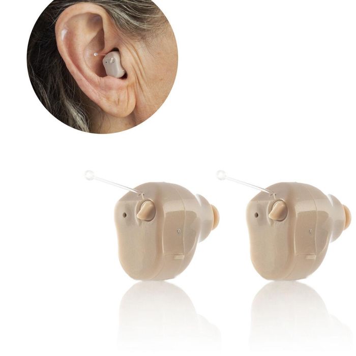 Amplificador de Sonido Intraauricular con Accesorios Hearzy InnovaGoods 2 Unidades 4 Amplificador de Sonido Intraauricular con Accesorios Hearzy InnovaGoods 2 Unidades 4