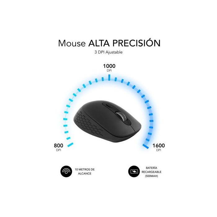 SUBBLIM CURVE ERGO DUAL MOUSE BATTERY BLACK 3 SUBBLIM CURVE ERGO DUAL MOUSE BATTERY BLACK 3