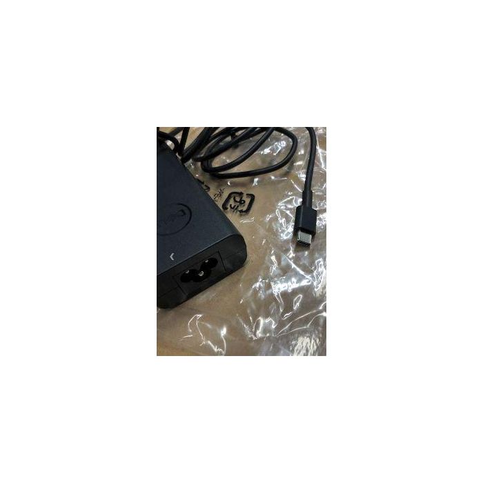 Dell Adaptador de Corriente USB-C PECOS 65W Multivoltaje 5-20V para Portátiles Inspiron, XPS y Precision con Conector 3 Pines