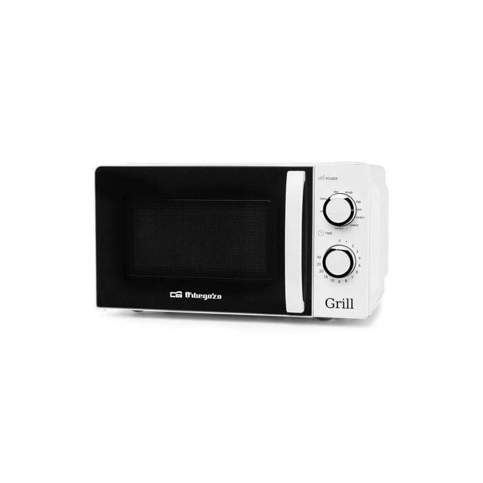 Orbegozo MIG 2130 Microondas con Grill 20L 700W Microondas 900W Grill Blanco, 5 Niveles, Programa Descongelación Orbegozo MIG 2130 Microondas con Grill 20L 700W Microondas 900W Grill Blanco, 5 Niveles, Programa Descongelación