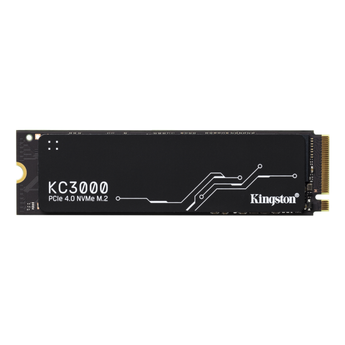 Kingston SKC3000S/1024G SSD Interno KC3000 1TB M.2 NVMe PCIe Gen4x4 3D TLC NAND - Rendimiento Extremo para 4K y 3D