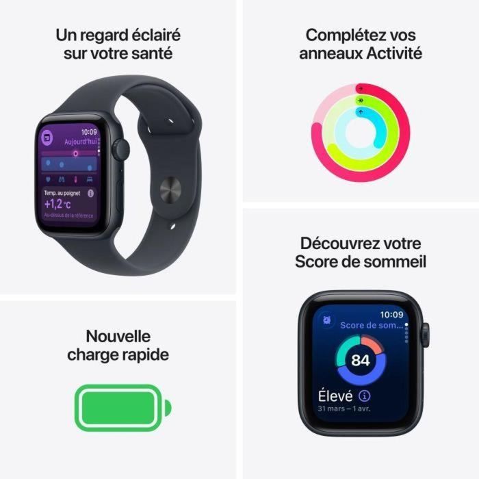 Apple Watch SE 3 Aluminium 40mm GPS, Caja Mitternacht con Sportarmband Mitternacht 4 Apple Watch SE 3 Aluminium 40mm GPS, Caja Mitternacht con Sportarmband Mitternacht 4