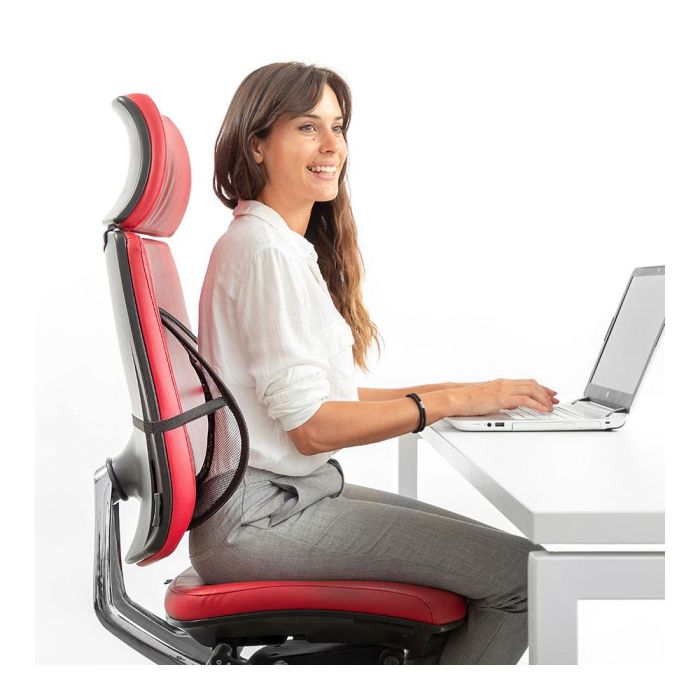 Respaldo Lumbar Portátil Transpirable Backonfy InnovaGoods 2 Respaldo Lumbar Portátil Transpirable Backonfy InnovaGoods 2